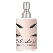 Pink Rose Blush Eye Lashes Beauty Studio Makeup Bathroom Set (Front)