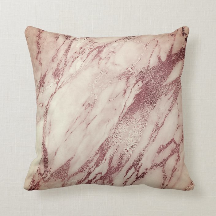 pink and copper cushions