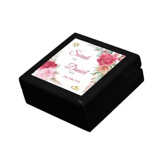 Pink Rose Blush Wedding Ring Gift Box