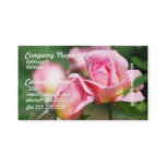 Pink Rose Bud Business Cards