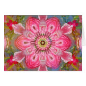 Pink Rose Butterfly Mandala (Front Horizontal)