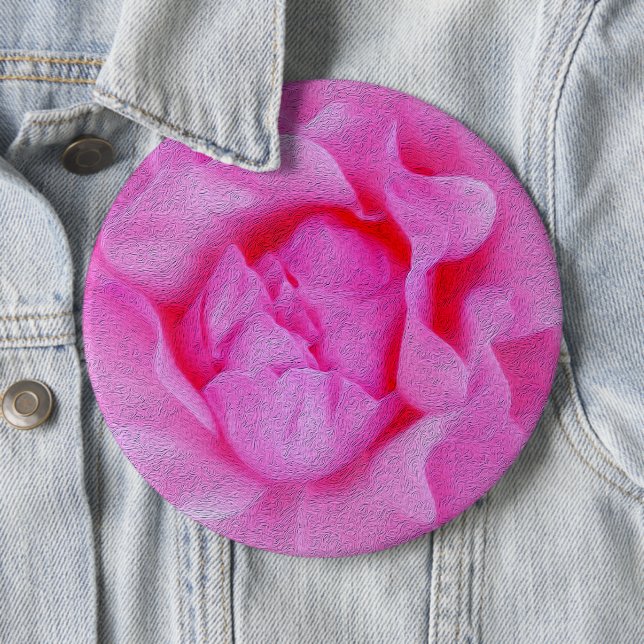 pink rose button (In Situ)