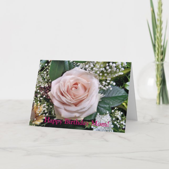 PINK ROSE CARD (Front)