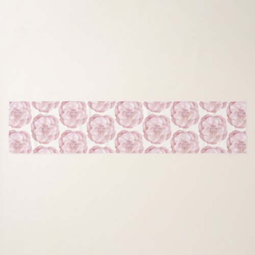 Pink Rose Chiffon Scarf