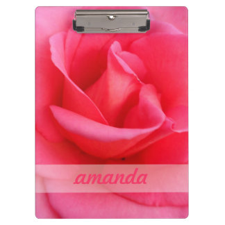 Pink Rose Clipboard