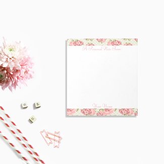 Pink Rose Country Chic Pattern