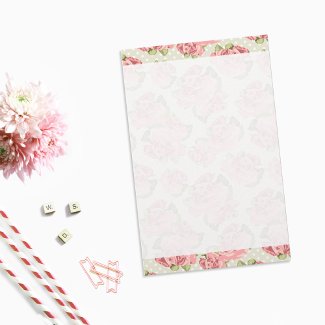 Pink Rose Country Chic Pattern