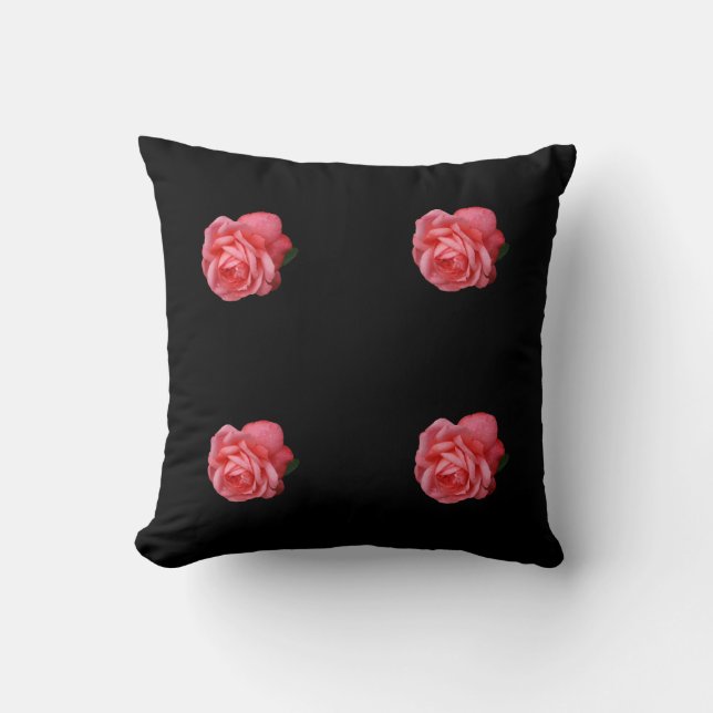 Pink rose cushion (Front)