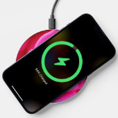 Pink Rose Droplets Wireless Charger (Phone)