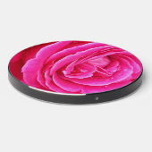 Pink Rose Droplets Wireless Charger (Front 2)