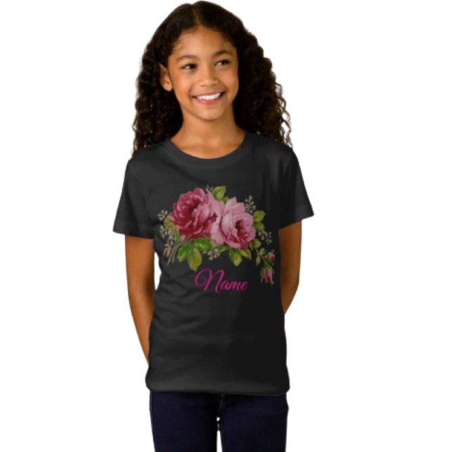 Pink Rose Elegance  T-Shirt (Creator Uploaded)