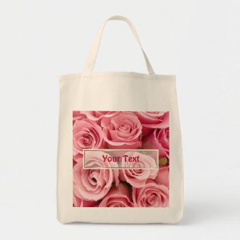 Pink Rose Elegance Tote Bag by SpiceTree_Weddings at Zazzle