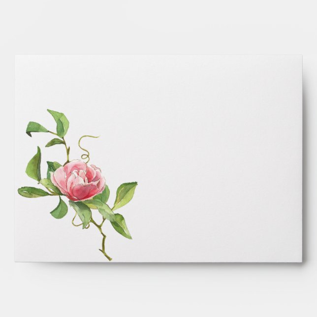 Pink Rose Envelope (Front)