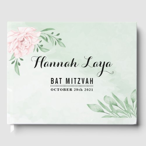 Pink Rose Eucalyptus Succulent Foliage Bat Mitzvah