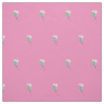 Pink rose fabric