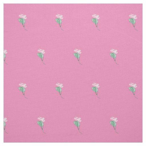 Pink rose fabric