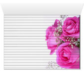 Pink Rose Fairy Cards (Inside Horizontal (Bottom))