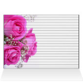 Pink Rose Fairy Cards (Inside Horizontal (Top))