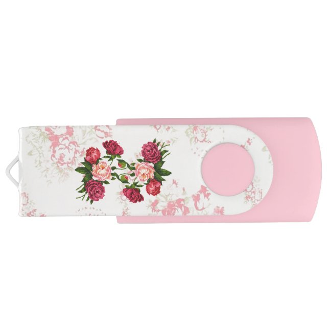 Pink Rose Flash Drive (Back)