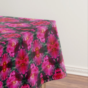 Pink Rose Flower Abstract             Tablecloth