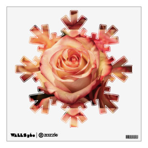 Pink Rose Flower Wall Decal