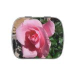 Pink Rose Garden Floral Jelly Belly Candy Tin