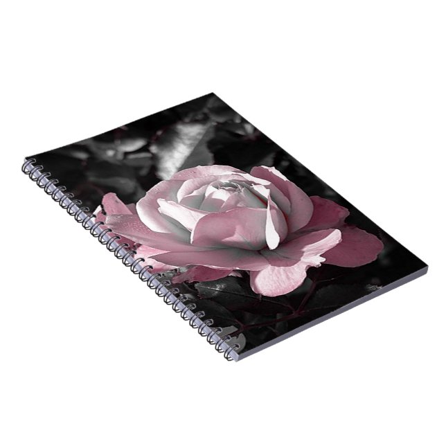 Pink Rose Garden Notebook (Right Side)