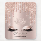 Pink Rose Gold Blush Drip Sparkly Lotus Name