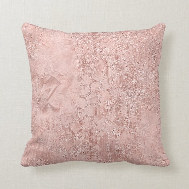 rose pink throw pillows