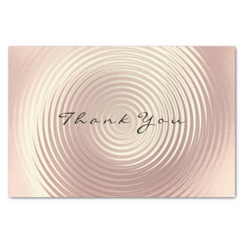 Pink Rose Gold Blush Glitter Thank You Luxury Tissue Paper