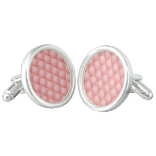 Pink Rose Gold Diamond Cufflinks