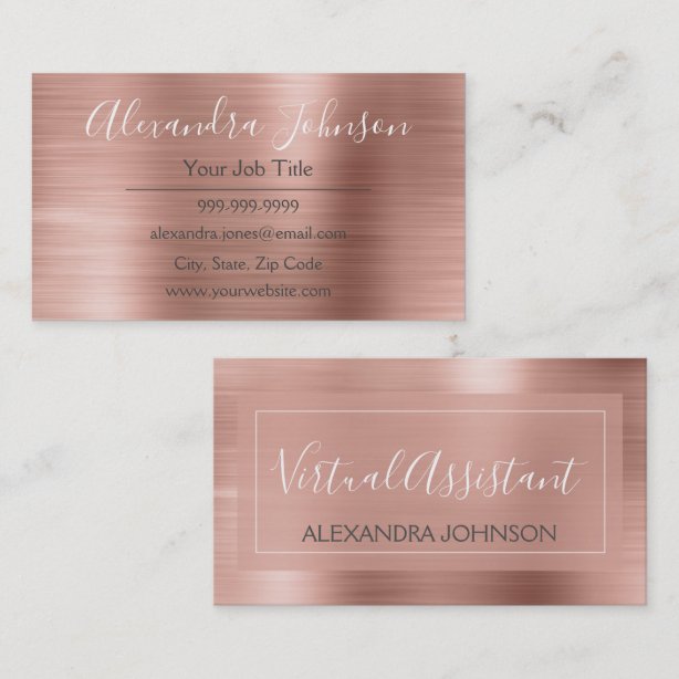 Virtual Assistant Business Cards - Business Card Printing | Zazzle