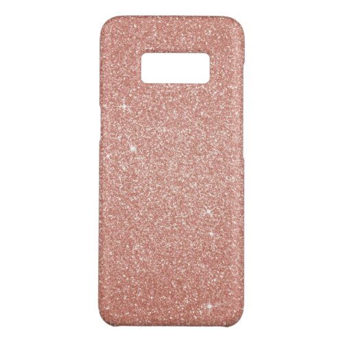 Pink Rose Gold Glitter and Sparkle Bling Case_Mate Samsung Galaxy S8 Case