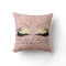 Pink Rose Gold Glitter Glam Makeup Lashes Beauty