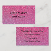 Fuchsia Watercolor Beauty & Spa Premium Business newest Card