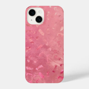 Pink Rose Gold Glitter iPhone 14 Case