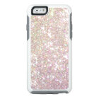 Pink Rose Gold Glitter OtterBox iPhone 15 Case