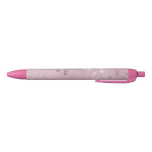 Pink Rose Gold Glitter Pen