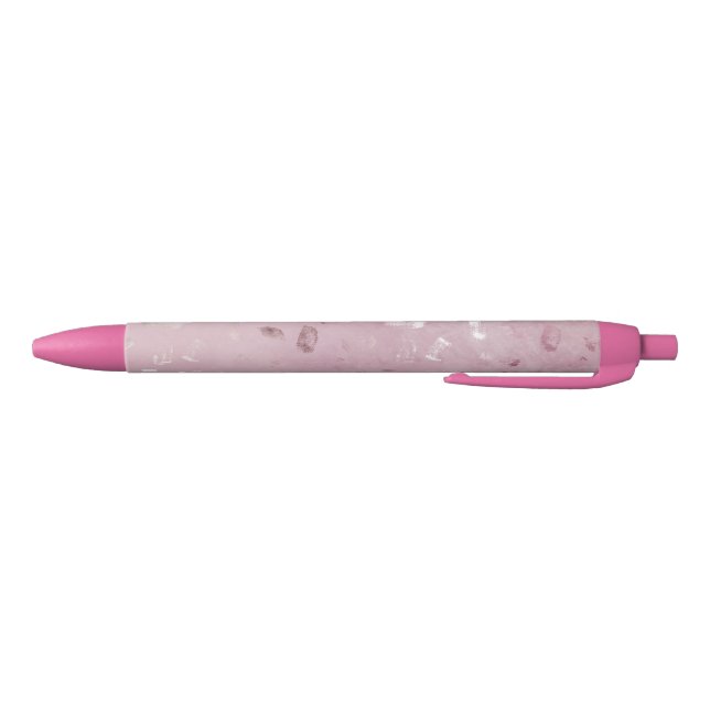 Pink Rose Gold Glitter Pen (Bottom)