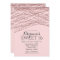 Pink Rose Gold Glitter Sweet 16 Birthday Party