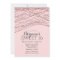 Pink Rose Gold Glitter Sweet 16 Birthday Party