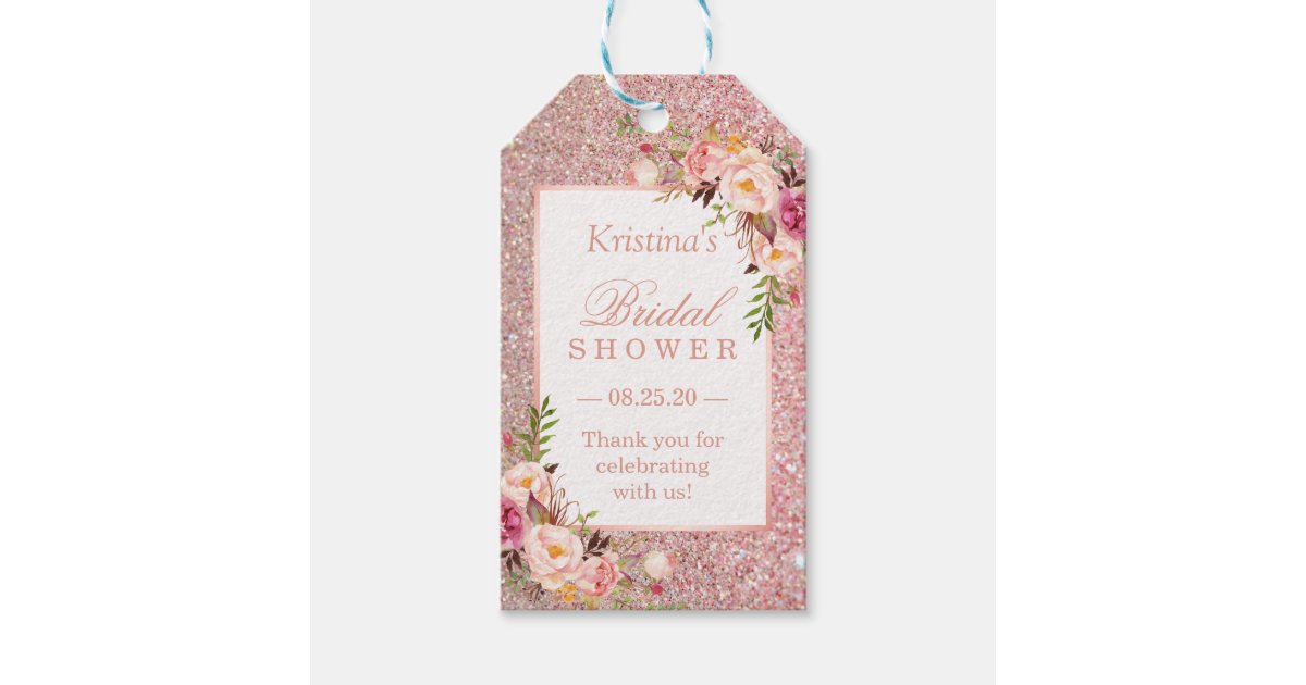 wedding shower gift tags