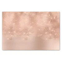 Pink Rose Gold Blush Metallic Spark Glitter Tissue Paper