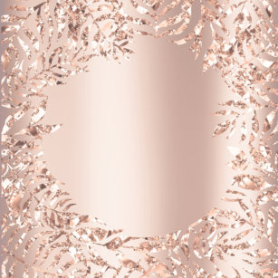 Girly Rose Gold Wall Clocks Zazzle