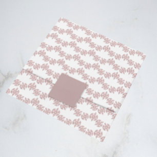 Pink Rose Gold Snowflake Winter Sweet 16 Tissue Paper