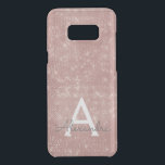 Pink Rose Gold Sparkle Modern Monogram Name Uncommon Samsung Galaxy S8  Case<br><div class="desc">Pink Rose Gold Sparkle Modern Monogram Name Case. This case can be customized to include your initial and first name.</div>