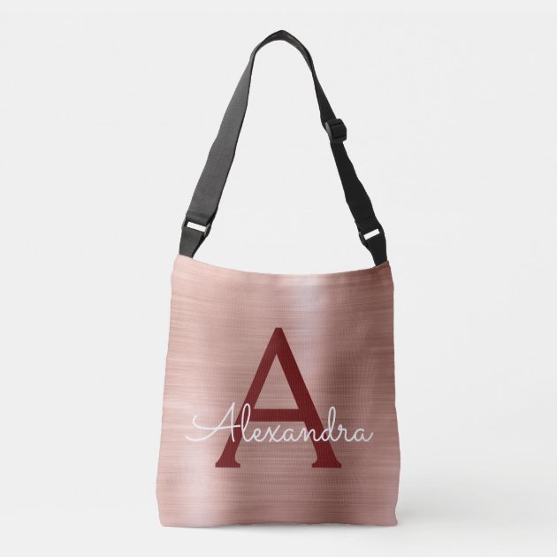 pink rose gold bag