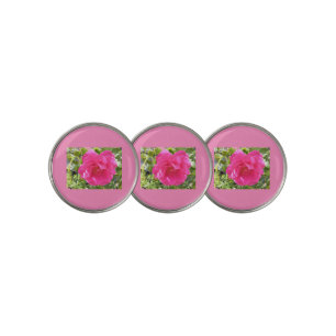 Pink Rose Golf Ball Marker