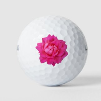 Pink Rose Golf Balls