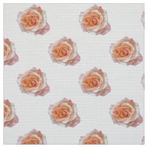 Pink Rose Half Brick Pattern Fabric